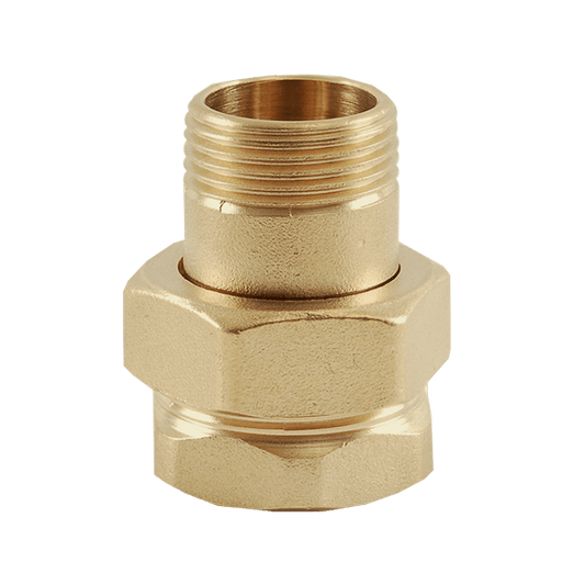 1" M-F Straight Union Tapered Seat With NBR Brass