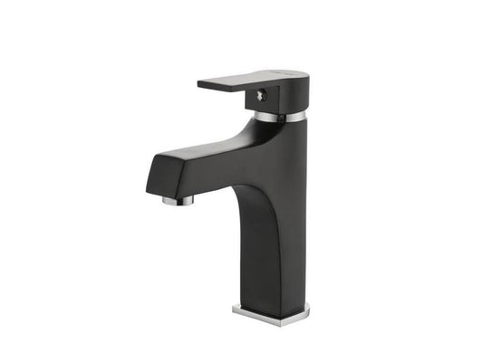 Black Mono Basin Mixer Tap