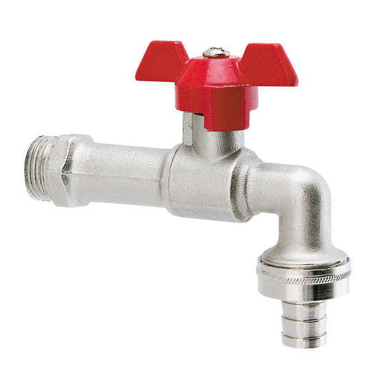 Garden Hose Tap 3/4" Butterfly Handle Ball Valve