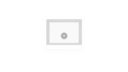 51 x 58  SIRIUS WHITE Composite 1.0 Bowl Kitchen Sink