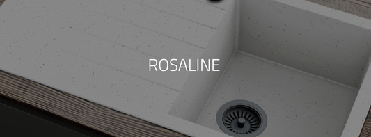 50 x 86  ROSALINE WHITE Composite 1.0 Bowl Kitchen Sink with Drainer