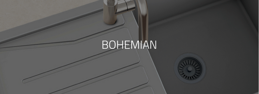 50 x 100  BOHEMIAN WHITE Composite 1.0 Bowl Kitchen Sink with Drainer