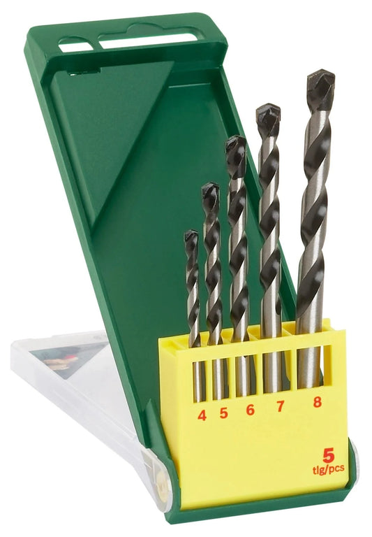 BOSCH Concrete Drill Bit Set – 4 to 8 mm (5 pcs)