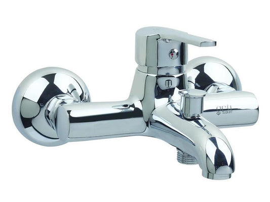 Wall Mounted Chrome Bath Shower Mixer Tap