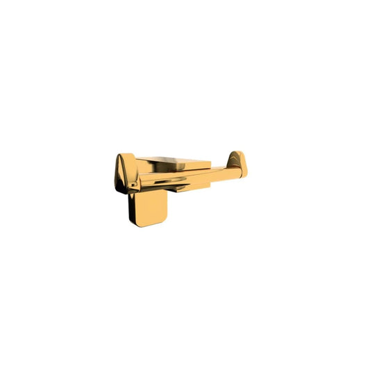 Wall-Mounted Double Robe Hook – Gold Finish