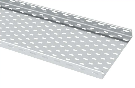100mm Medium Duty Return Flange Cable Tray (3m Length)