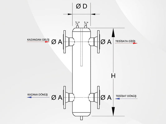 Hydraulic Balance Tank 125mm